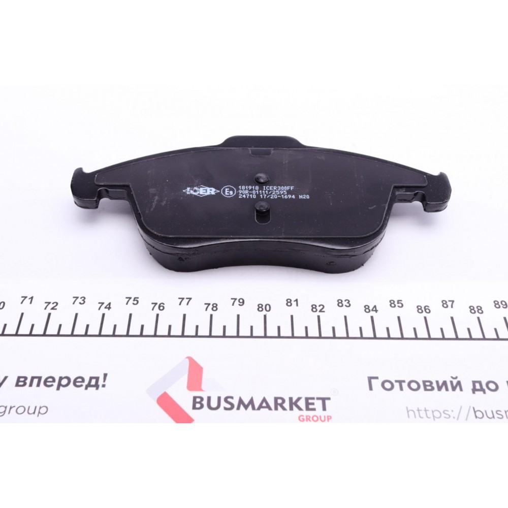 Колодки гальмівні (передні) Renault Megane III/Laguna III/Scenic III 08-/Clio 13- (WVA 24710/24826)
