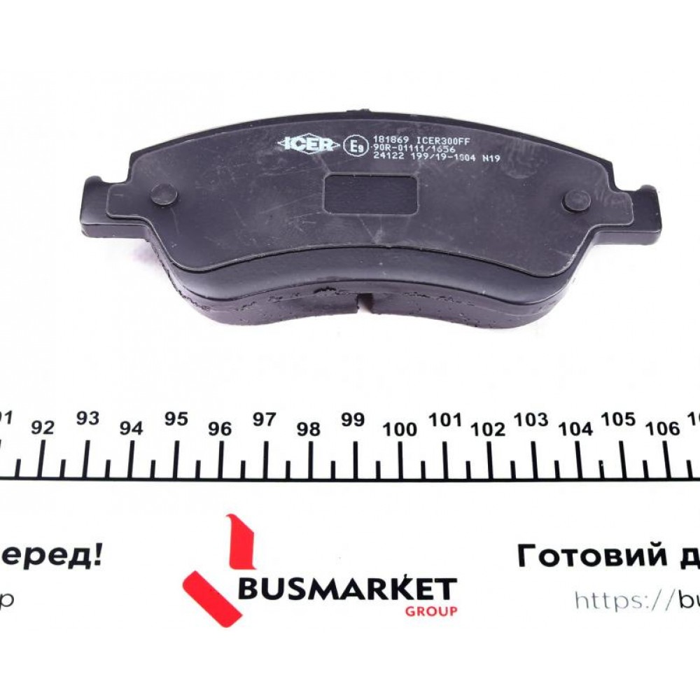 Колодки гальмівні (передні) Toyota Auris 06-12/Corolla 06-14