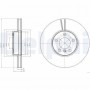 Диск гальмівний (передній) BMW X5 (E70/F15) 07-/X6 (F16/F86) 10- (332x30) (з покриттям) (вентил.)