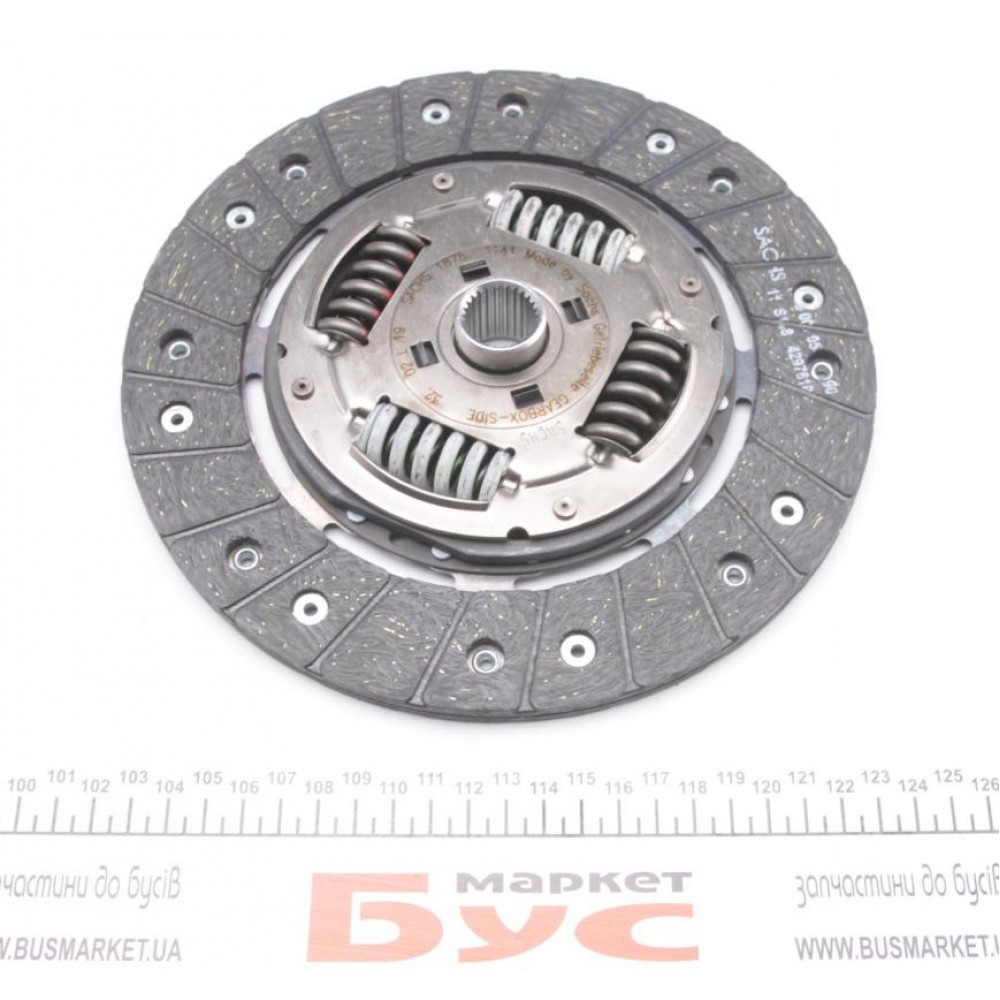 Диск зчеплення VW T4 2.4D 90-03 (d=228mm)