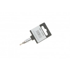 Біта гвинтова плоска SOCKET SLOTTED (SL) (4mm) (хромована)