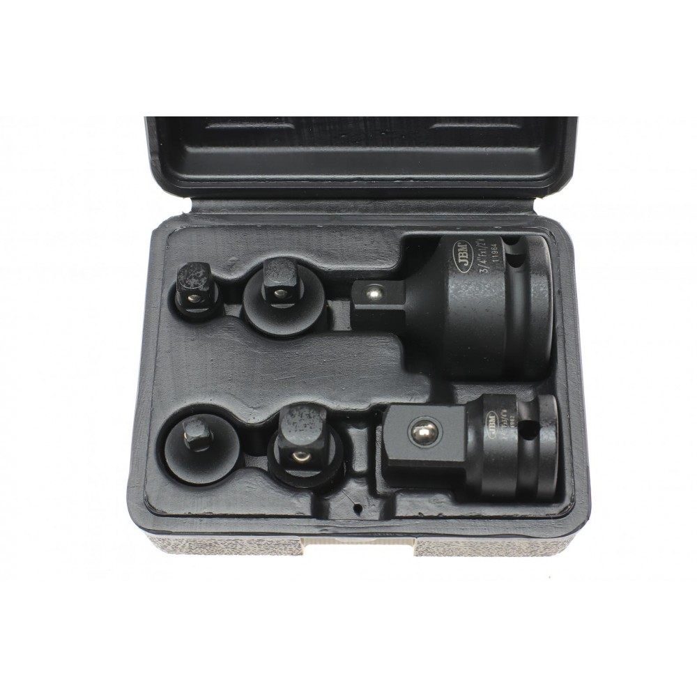 Набір головок ударних 1/4”-3/8”, 3/8”-1/2”, 1/2”-3/4”, 3/8”-1/4”, 1/2”-3/ 8”, 3/4”-1/2” (6шт)