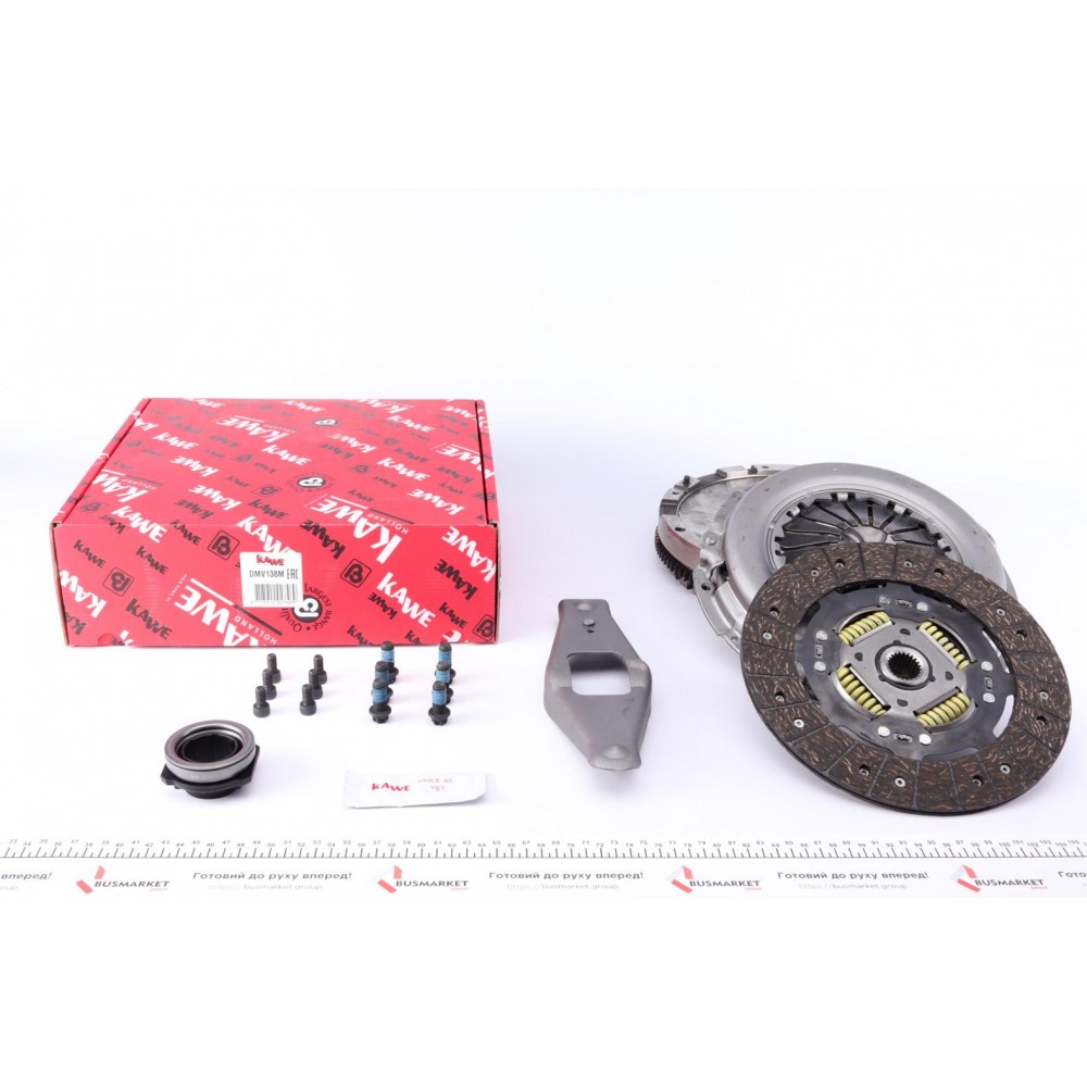 Демпфер (глухий) + комплект зчеплення Ford Transit 2.4DI/TDE, 02-06, 55/66/85/88/92kw