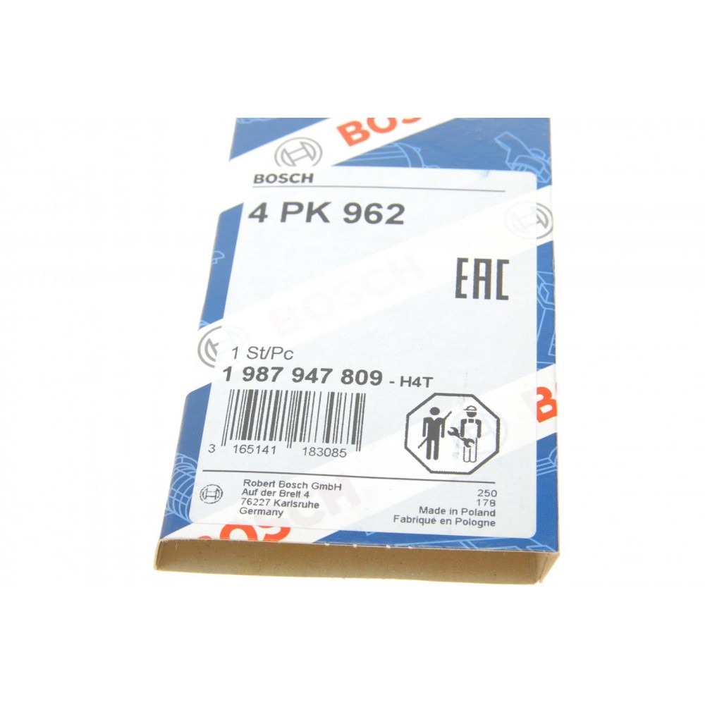Ремінь генератора Fiat Brava 95-01/Peugeot 205/305 83-89/Renault Espace/Laguna 3.0 96-01 (4PK962)