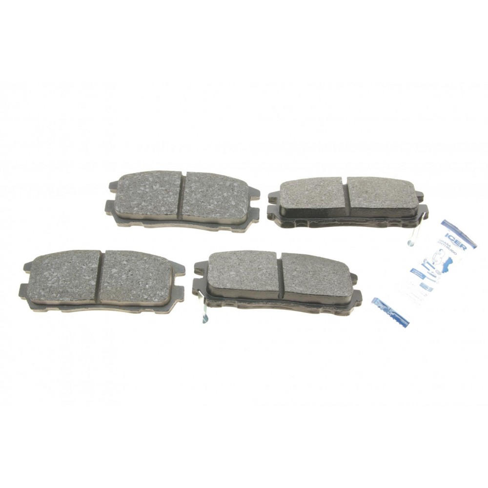 Колодки гальмівні (задні) Opel Frontera A/B 92-04/Monterry A/B 91-99 (Akebono)