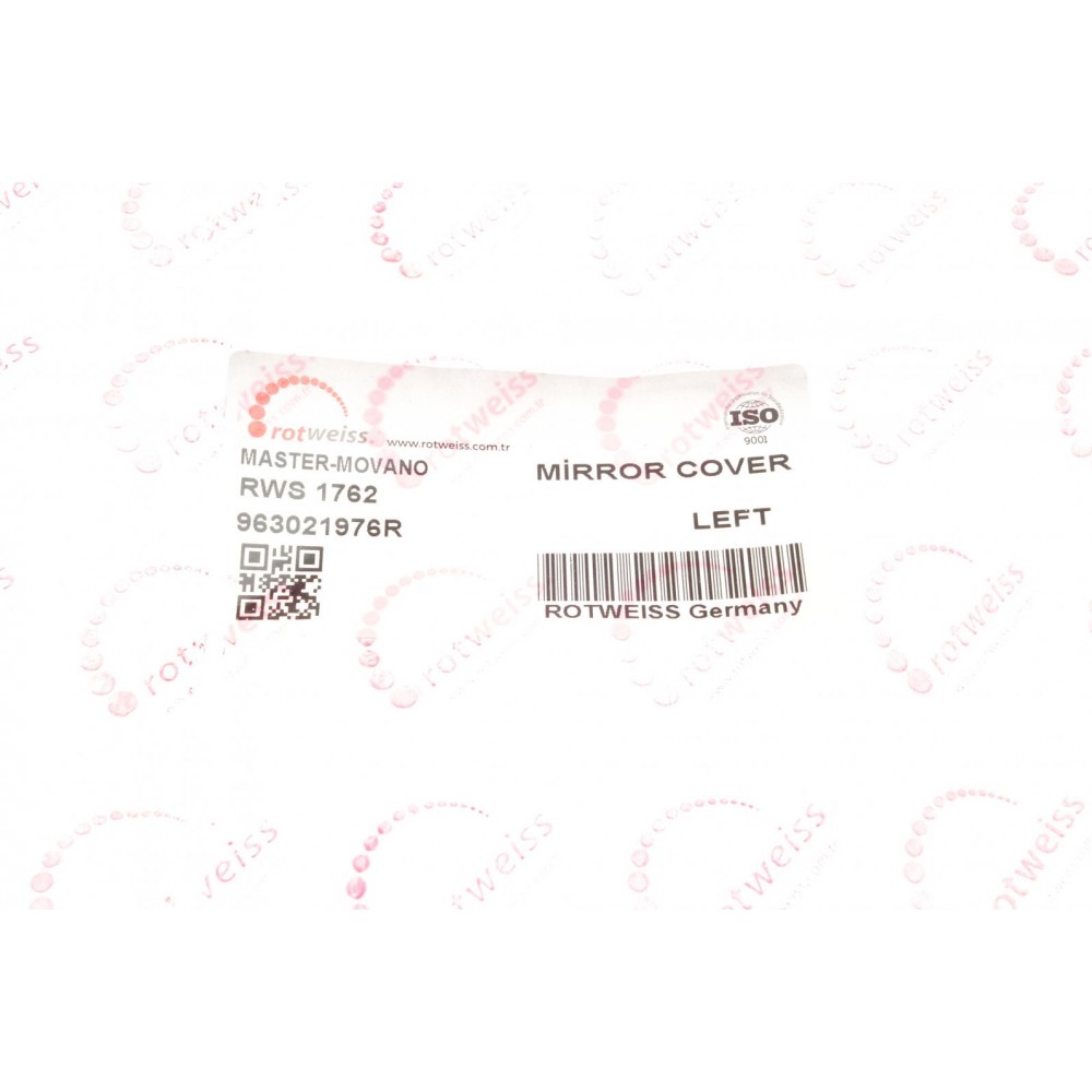 Кришка дзеркала (L) Renault Master/Opel Movano 10- (963021976R)