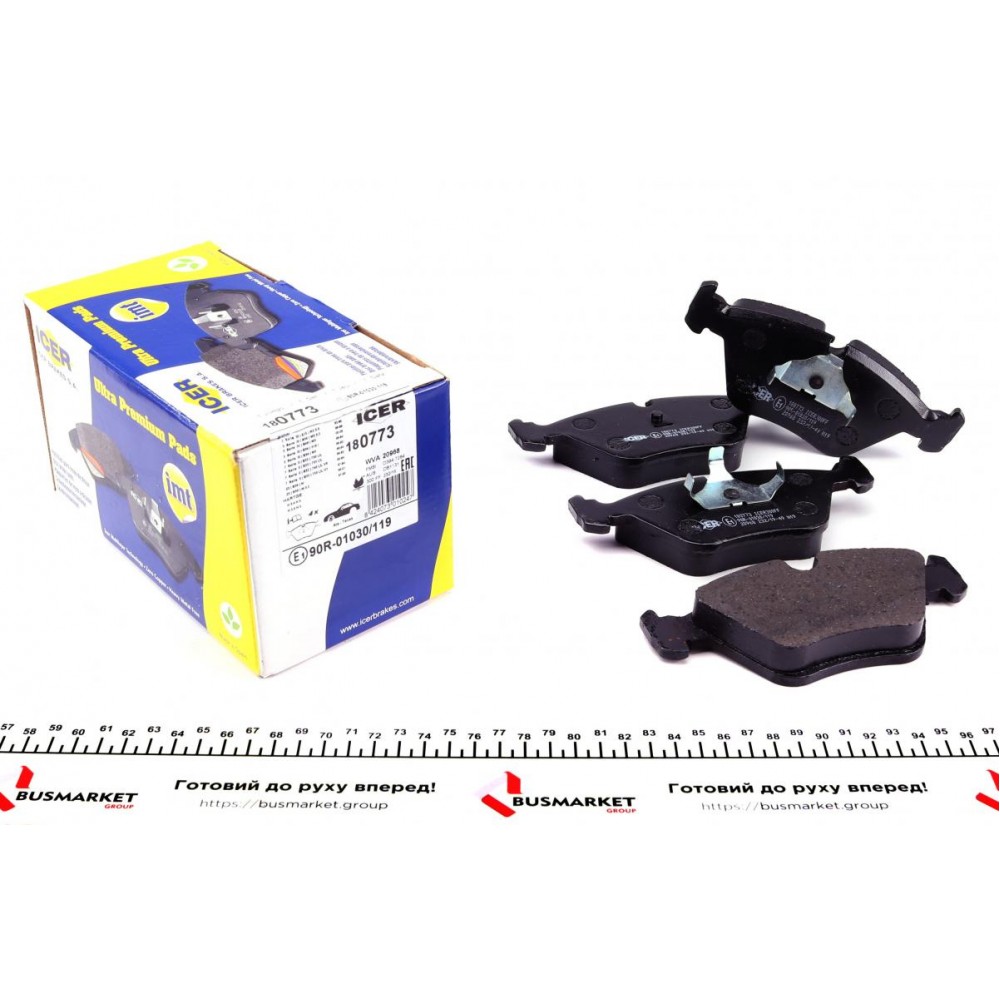 Колодки гальмівні (передні) BMW 3 (E36/E46) 92-06/5 (E34) 87-96/7 (E32) 87-94/Z3 (E36) 97-03