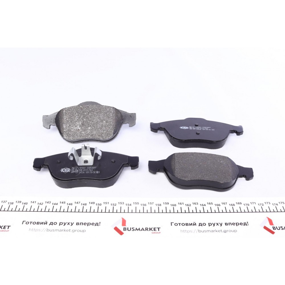 Колодки гальмівні (передні) Renault Megane II 04-09/Scenic II/III/Grand Scenic II/III 03-