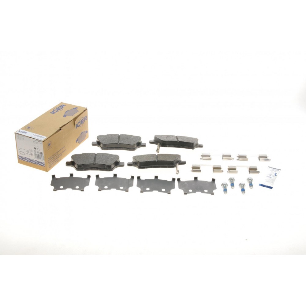 Колодки гальмівні (передні) Ford Transit Courier/Tourneo Courier 14-/Fiesta VI 08-/B-Max 12-