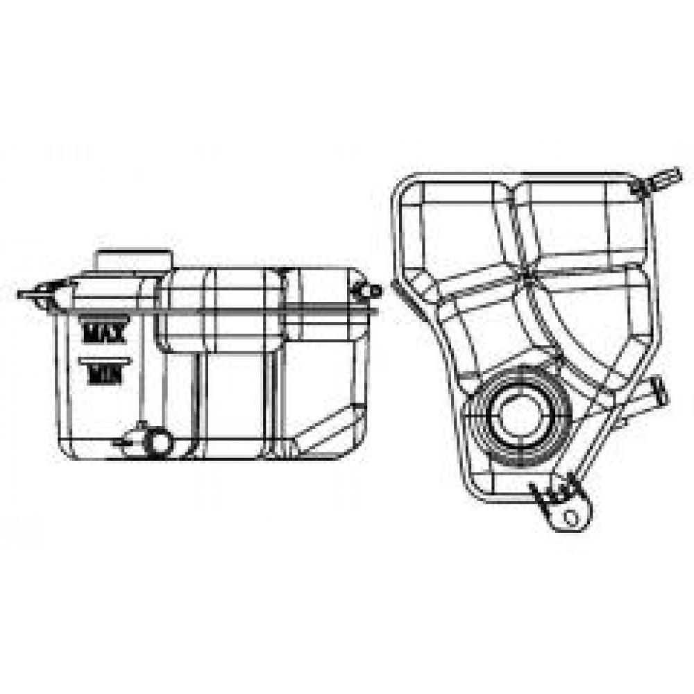 Бачок розширювальний Ford Fiesta 1.4/1.6 01-08/Fusion 1.25-1.6 02-12