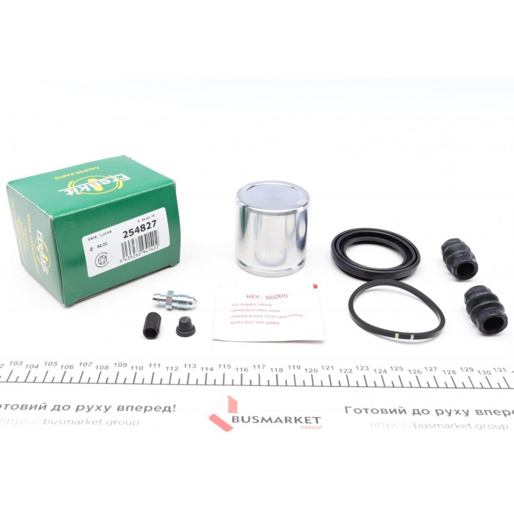 Ремкомплект супорта (переднього) Skoda Fabia 10-14 (d=54mm) (+поршень) (TRW)