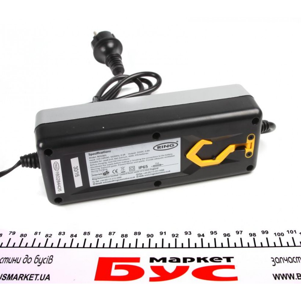 Зарядний пристрій (12v-0.8A) (Ca/Ca; GEL; VRLA; EFB; AGM/ до 100Ah) (більше не постачається)