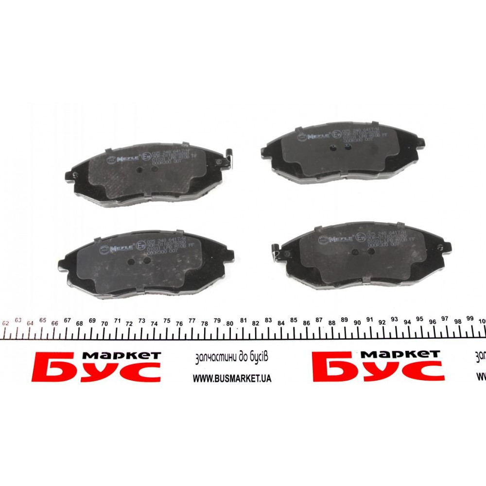 Колодки гальмівні (передні) Chevrolet Epica 2.0-2.5D 05-