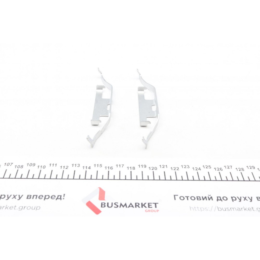 Планка супорта (заднього) прижимна (к-кт) VW T5 03-09 (Ate)