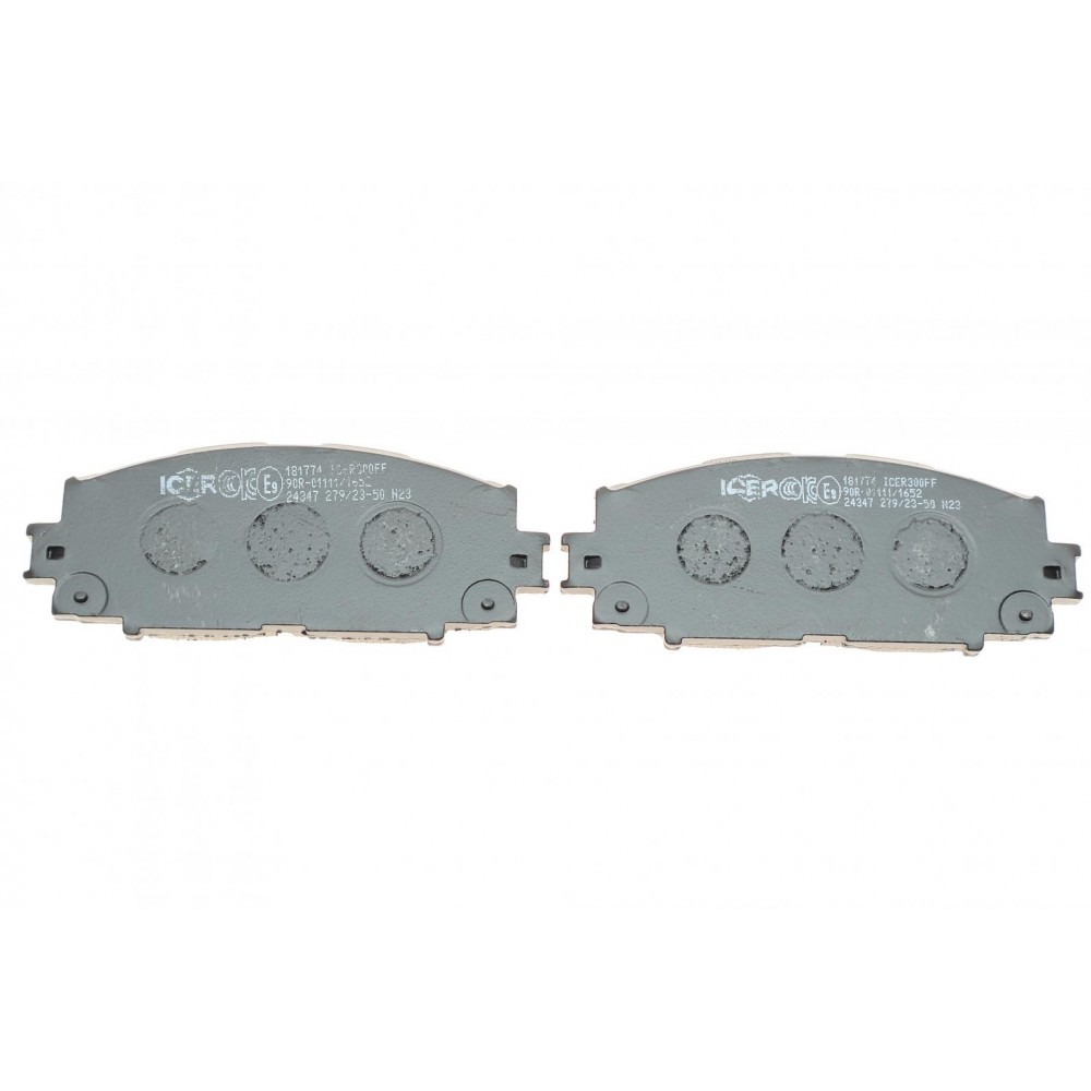 Колодки гальмівні (передні) Toyota Corolla 12-/Yaris 05-/Prius 11-/Mazda Familia 18-