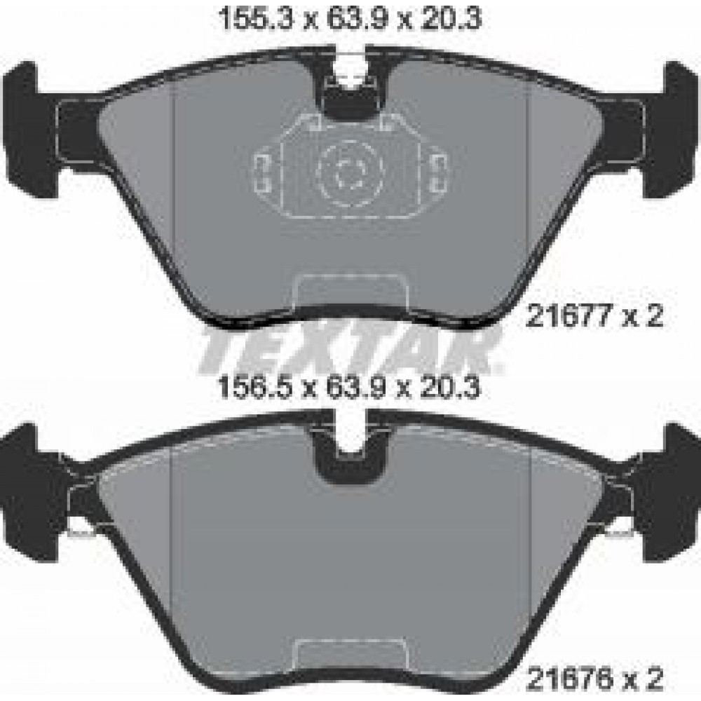Колодки гальмівні (передні) BMW 5 (E39) 95- (Teves) Q+
