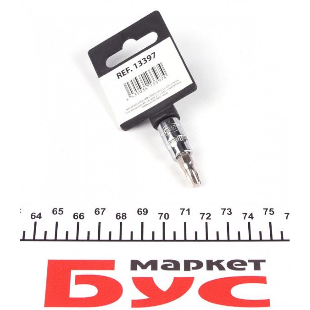 Біта Torx T30 + адаптер під ключ 1/4