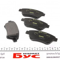 Колодки гальмівні (передні) Renault Kangoo 4x4 01- (Bosch) Q+