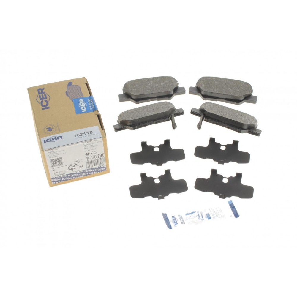 Колодки гальмівні (задні) Citroen C4 Aircross/Mazda 6/Mitsubishi Outlander III/Peugeot 4008 12-
