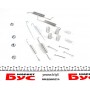Комплект пружинок колодок ручника VW Caddy II 1.6i/19 D 96-00