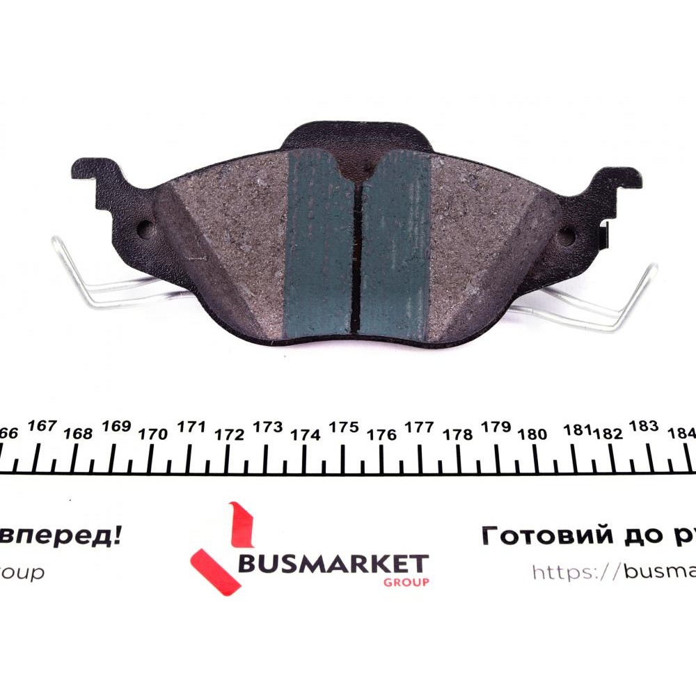Колодки гальмівні (передні) Opel Astra G/Zafira A 98-09