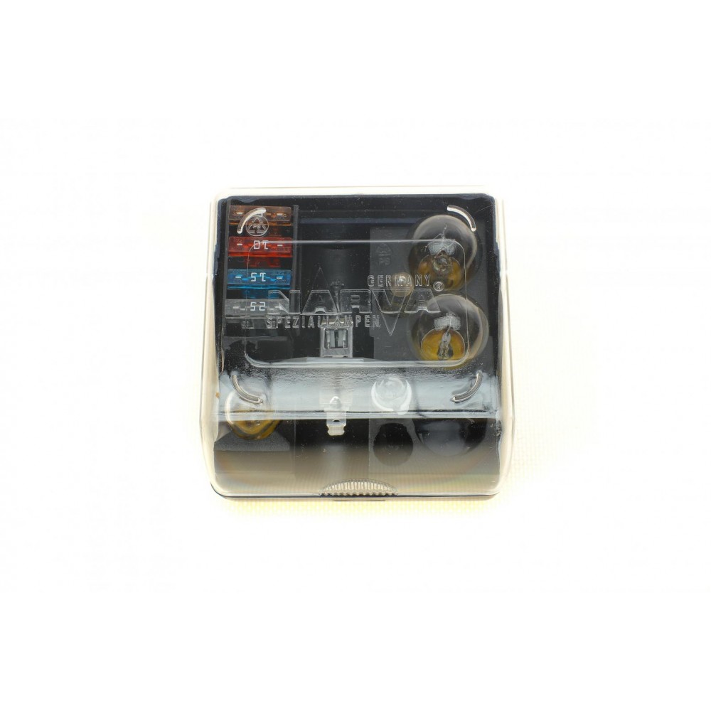 Комплект лампочок H1 12V (P21/4W,P21W ,R5W,C5W T4W + 4 запобіжника)
