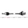 Піввісь Renault Kangoo 1.5dCi 97-08 (L) (23x44x630)