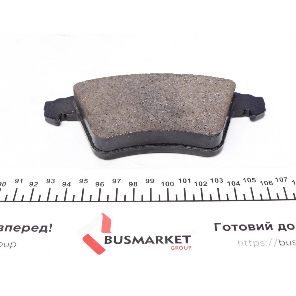 Колодки гальмівні (передні) VW Touareg 2.5TDI 03-10 (Teves) (з датчиком) (з низьким продукуванням пилу)