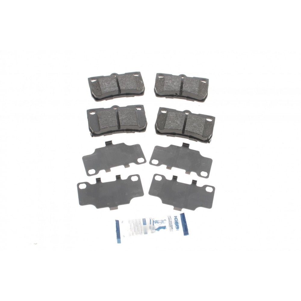 Колодки гальмівні (задні) Lexus GS III/IV/IS II/III 05-/Toyota Crown XII/XIII 03-12/Mark X/Reiz 04-