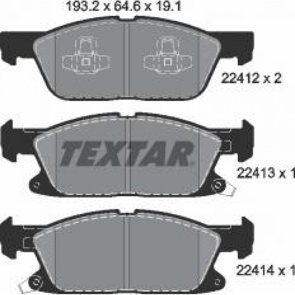 Колодки гальмівні (передні) Ford Galaxy III/S-Max 15- (Ate-Teves) Q+