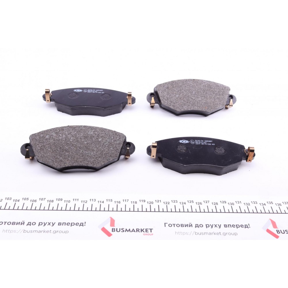 Колодки гальмівні (передні) Ford Mondeo III 00-07/Jaguar X-Type 01-09