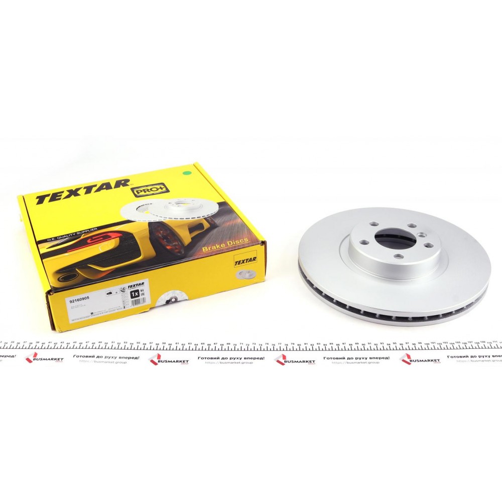 Диск гальмівний (передній) BMW X5 (E70/F15/F85)/X6 (E71/E72/F16/F86) 07- (348x30) PRO+