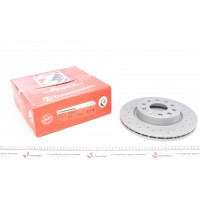 Диск гальмівний (передній) Audi A3/Skoda Octavia II/VW Caddy/Golf V 04- (280x22)(з отворами)(вент)