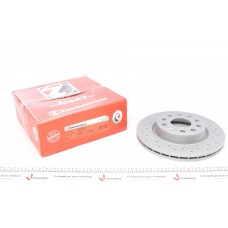 Диск гальмівний (передній) Audi A3/Skoda Octavia II/VW Caddy/Golf V 04- (280x22)(з отворами)(вент)