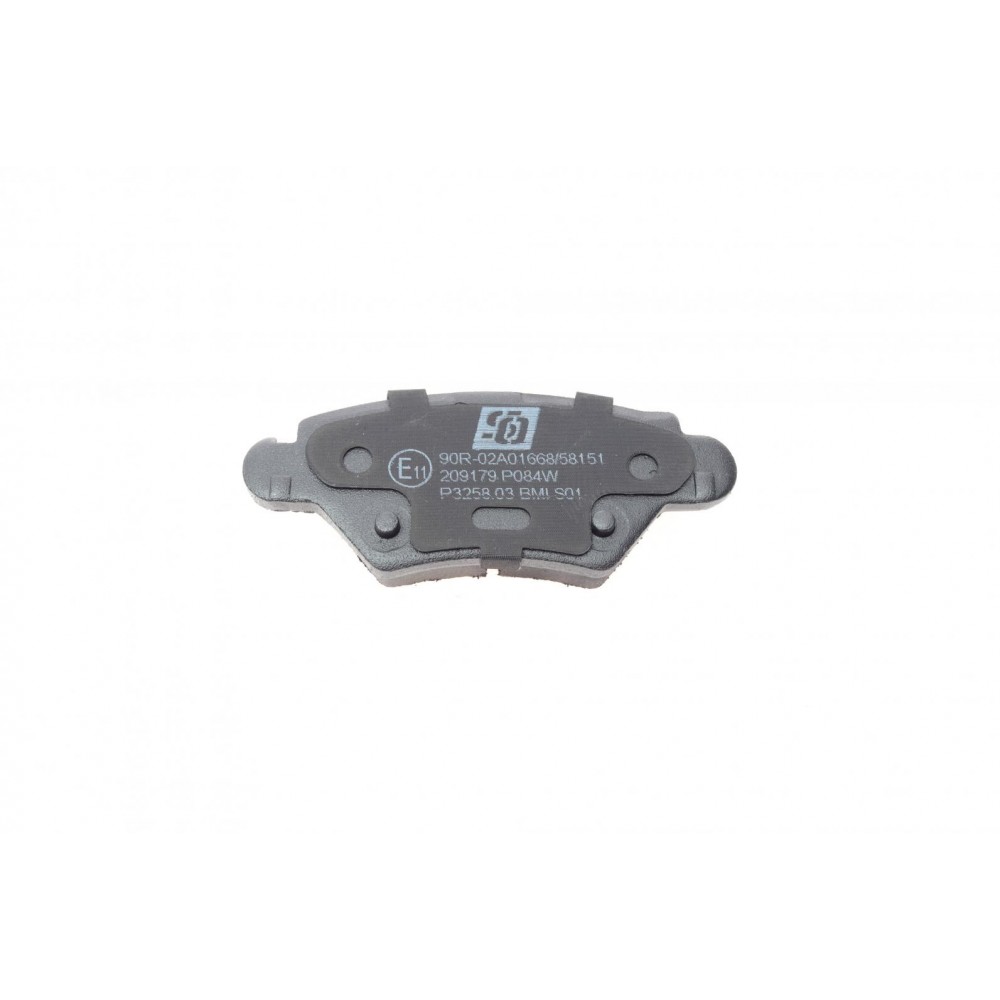 Колодки гальмівні (задні) Opel Astra G 98-09/Zafira A 99-05/Chevrolet Corsa 94-02/Zafira 01-12