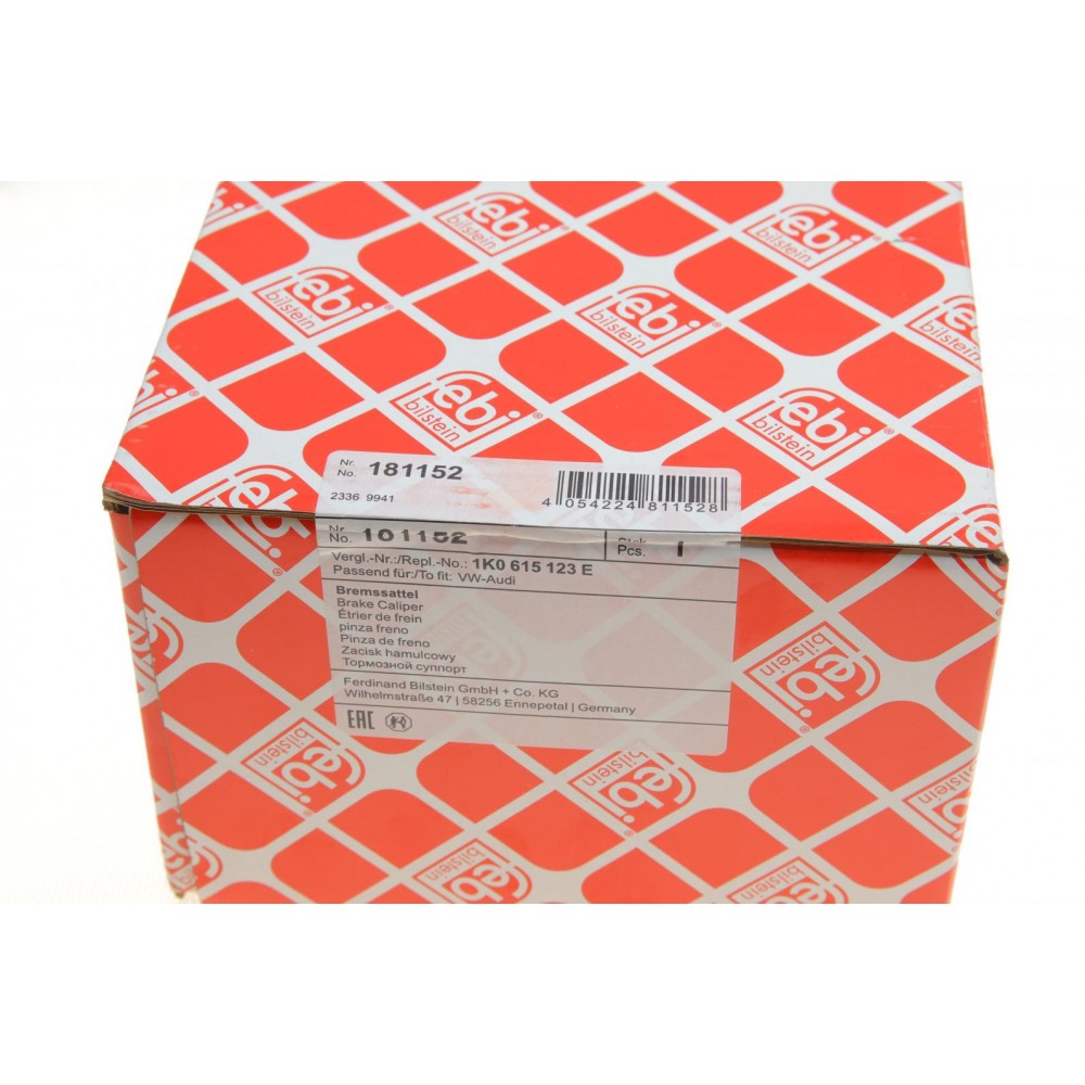Супорт гальмівний (передній) (L) Audi A1/A3/VW Caddy/Skoda Fabia/Octavia/Superb 04-15 (d=54mm)