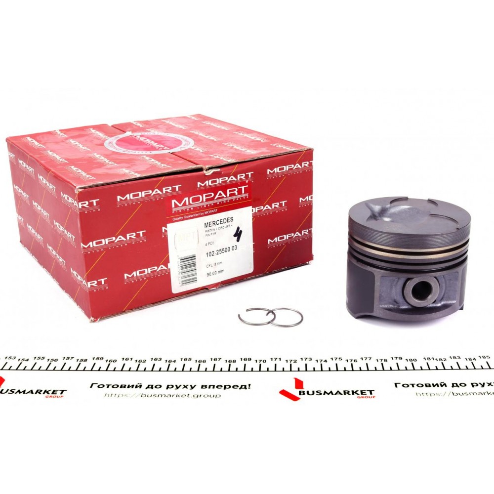Поршень MB Sprinter 901-902 2.3D/2.9D 96- (90.00mm/+1,00)