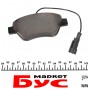 Колодки гальмівні (передні) Fiat Doblo/Citroen Nemo/Peugeot Bipper 08- (Bosch) Q+ (з датчиком)