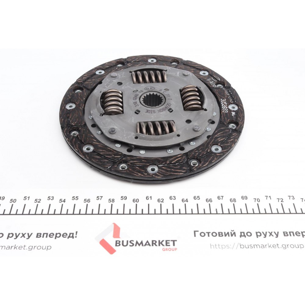 Комплект зчеплення Citroen Saxo/Xsara/Peugeot 106/206/306 96- (d=180mm) (+вижимний)