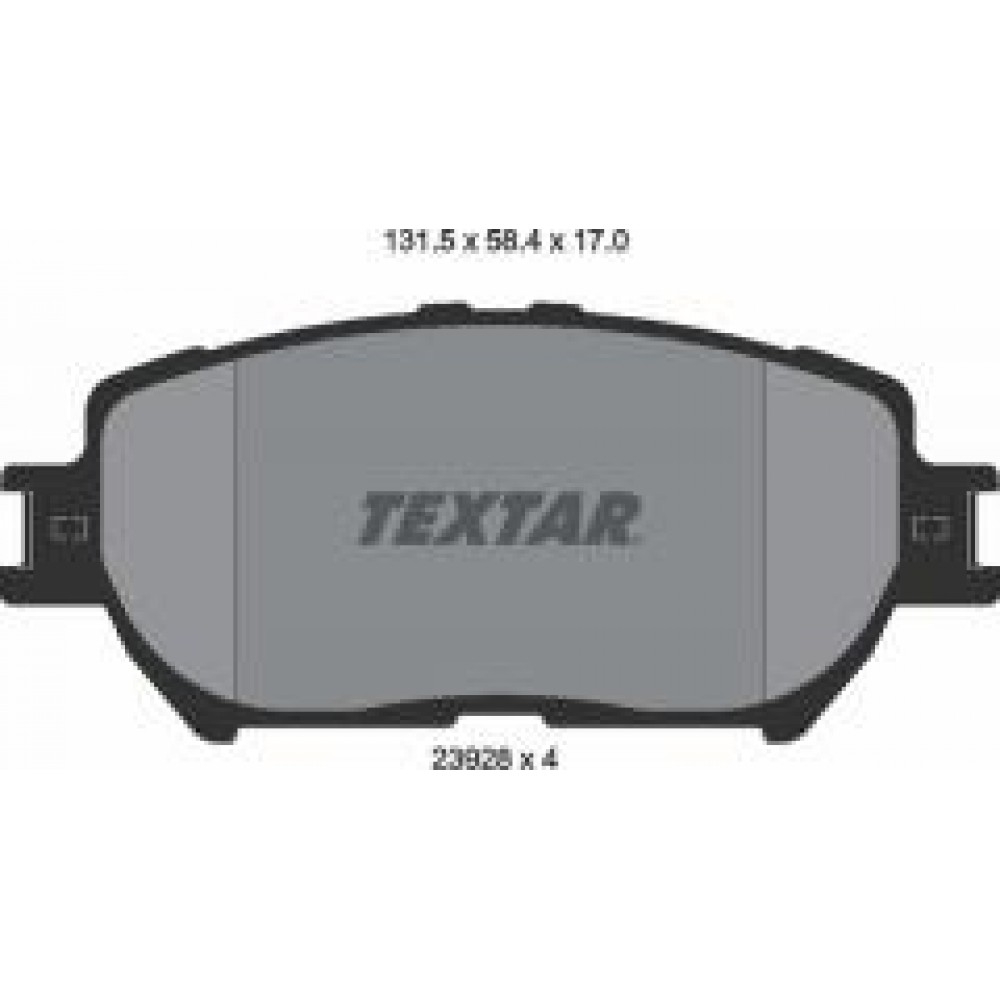 Колодки гальмівні (передні) Toyota Camry 01-06 (Akebono)