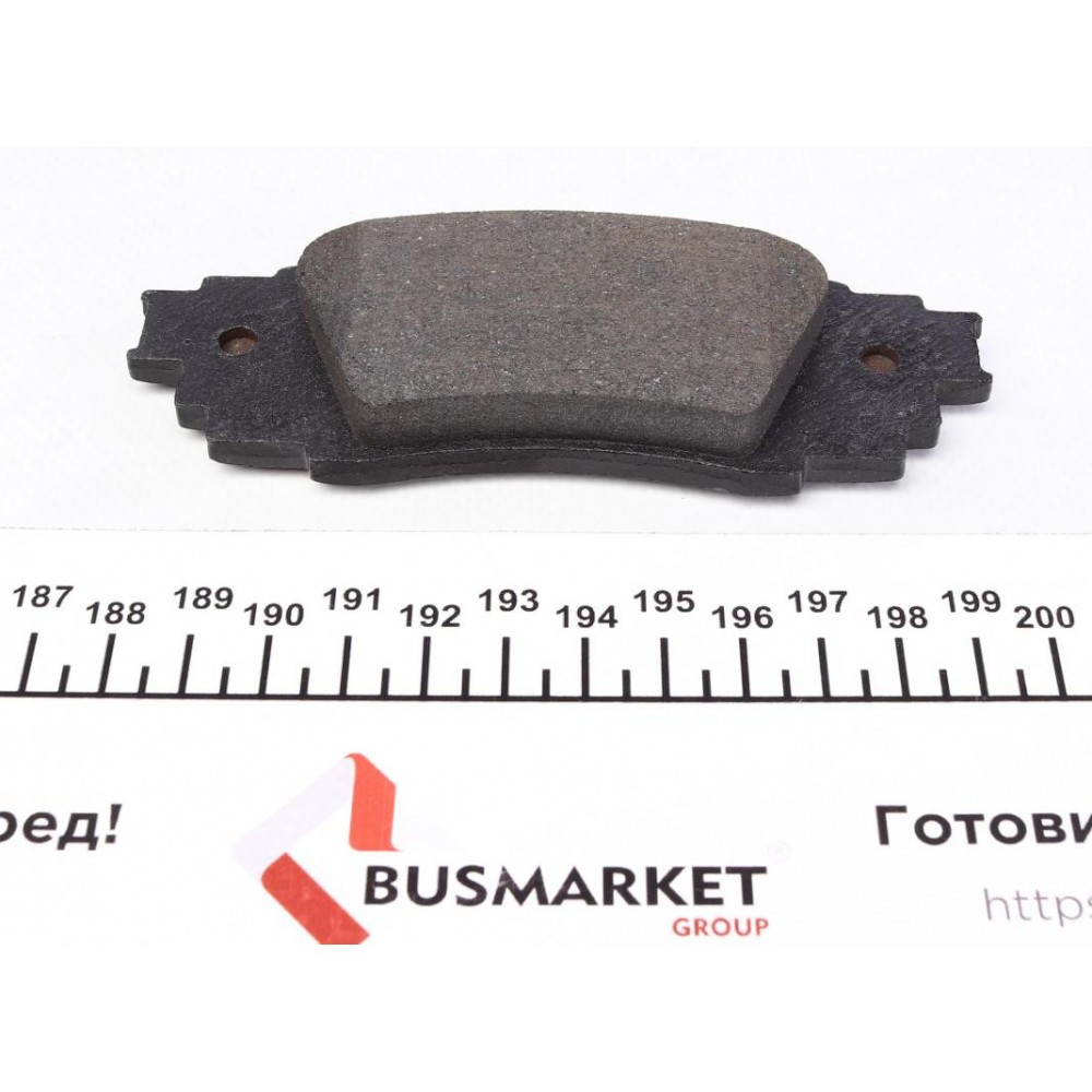 Колодки гальмівні (задні) Toyota Camry 17-/Rav4 18-/Lexus ES VII 18-/RX 15- (Akebono)