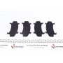 Колодки гальмівні (передні) Nissan Rogue 07-13/X-Trail/Infiniti Q50/Q60/QX50 13-/Renault Koleos 16-