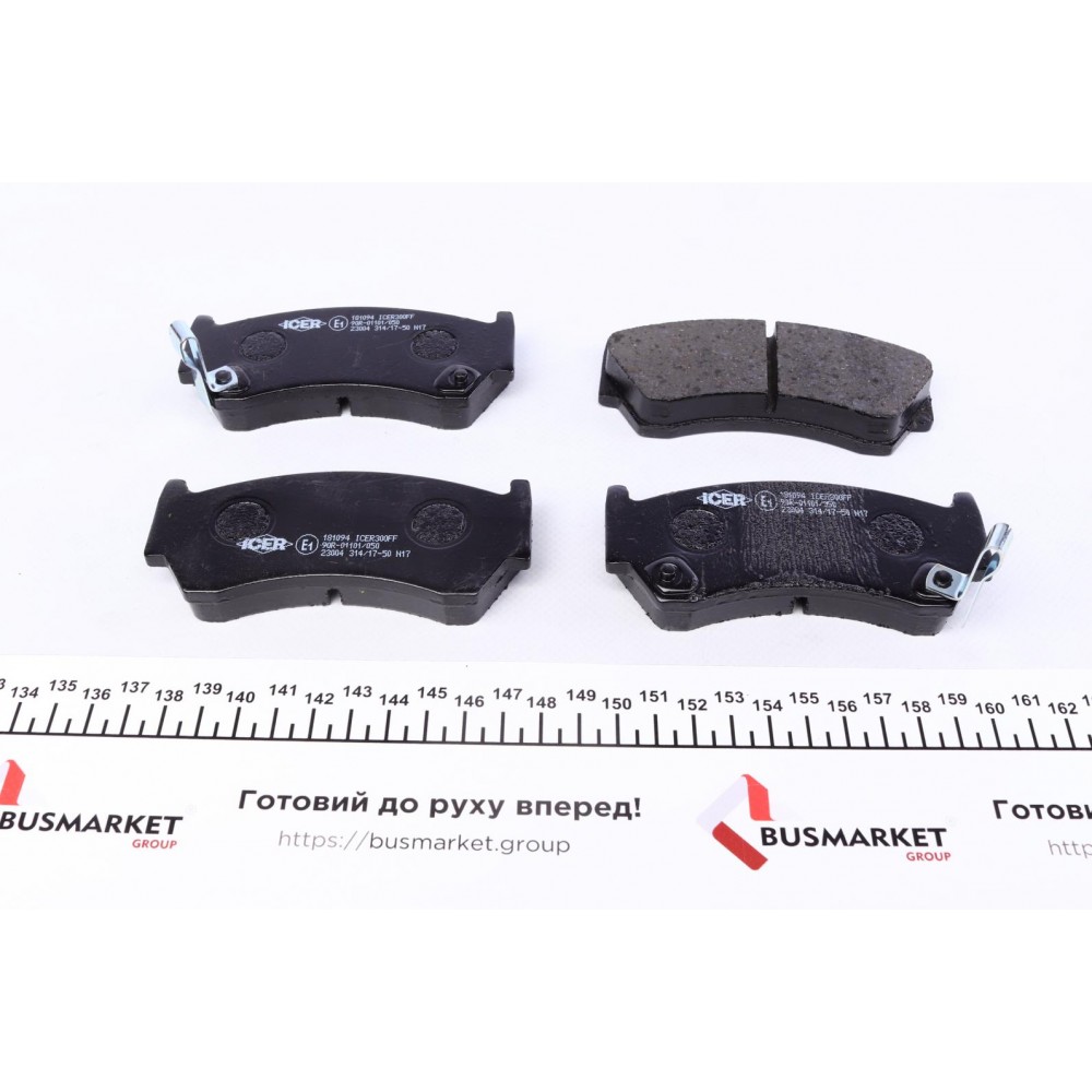 Колодки гальмівні (передні) Nissan Almera 95-01/Sunny 97-00