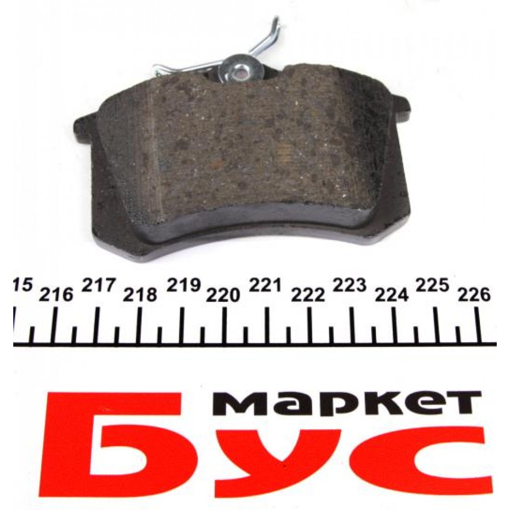 Колодки гальмівні (задні) Audi A4/A6/Renault Scenic/Megane 97-/Fluence/Citroen C3/C4 10-/Peugeot 06