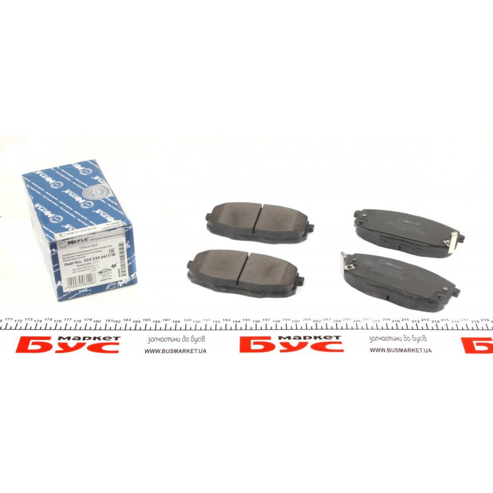 Колодки гальмівні (передні) Kia Ceed/Hyundai i30 06-12