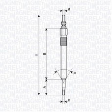 Свічка накалу MAGNETI MARELLI 062900128304