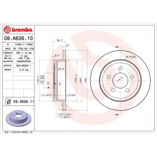 Гальмівний барабан BREMBO 08.A636.11