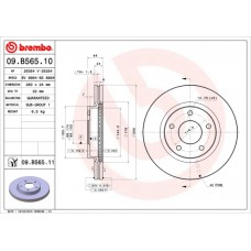 Диск гальмівний BREMBO 09.B565.11