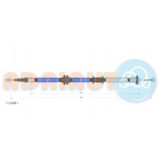 Трос ручного гальма ADRIAUTO 11.0286.1