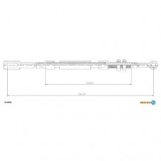 Трос ручного гальма ADRIAUTO 11.0245
